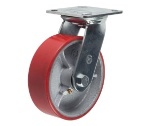 Полиуретановое колесо большегрузное поворотное SCp63 (304)